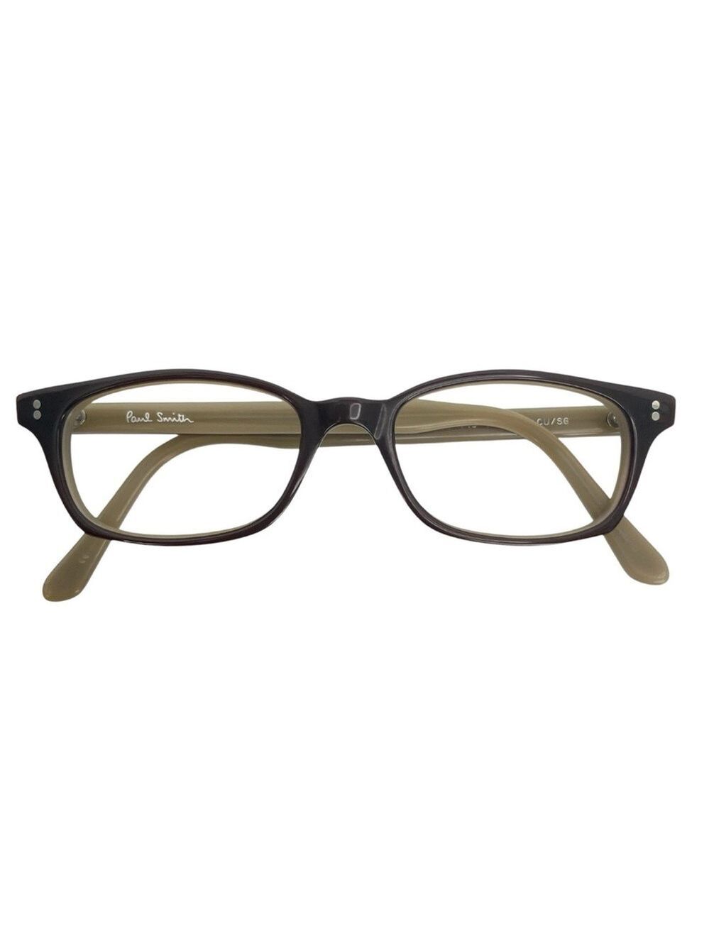 Vintage Paul Smith PS236 Eyeglass Frames 49-17-143 Brown Olive Unisex